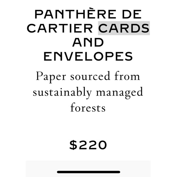 Cartier stationary *12 cards and envelopes - Picture 7 of 7